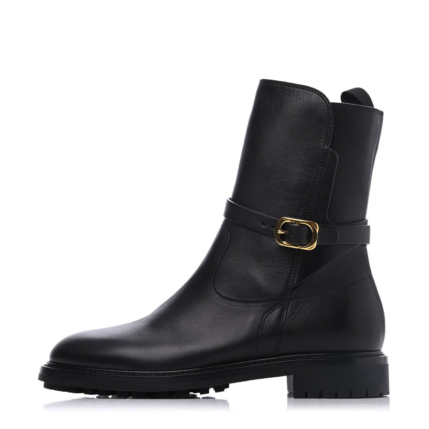 Calfskin Empreinte Ankle Boot 37 Black