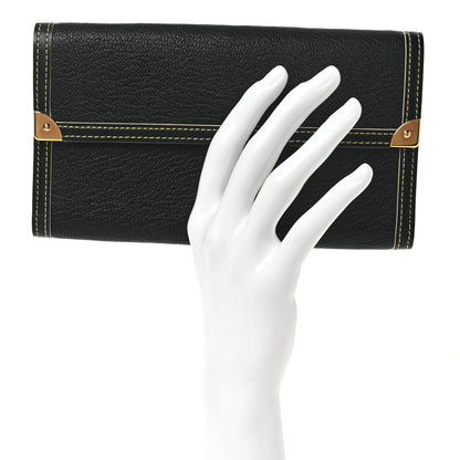 Louis Vuitton Suhali Porte Tresor International Wallet Black 2 of 7