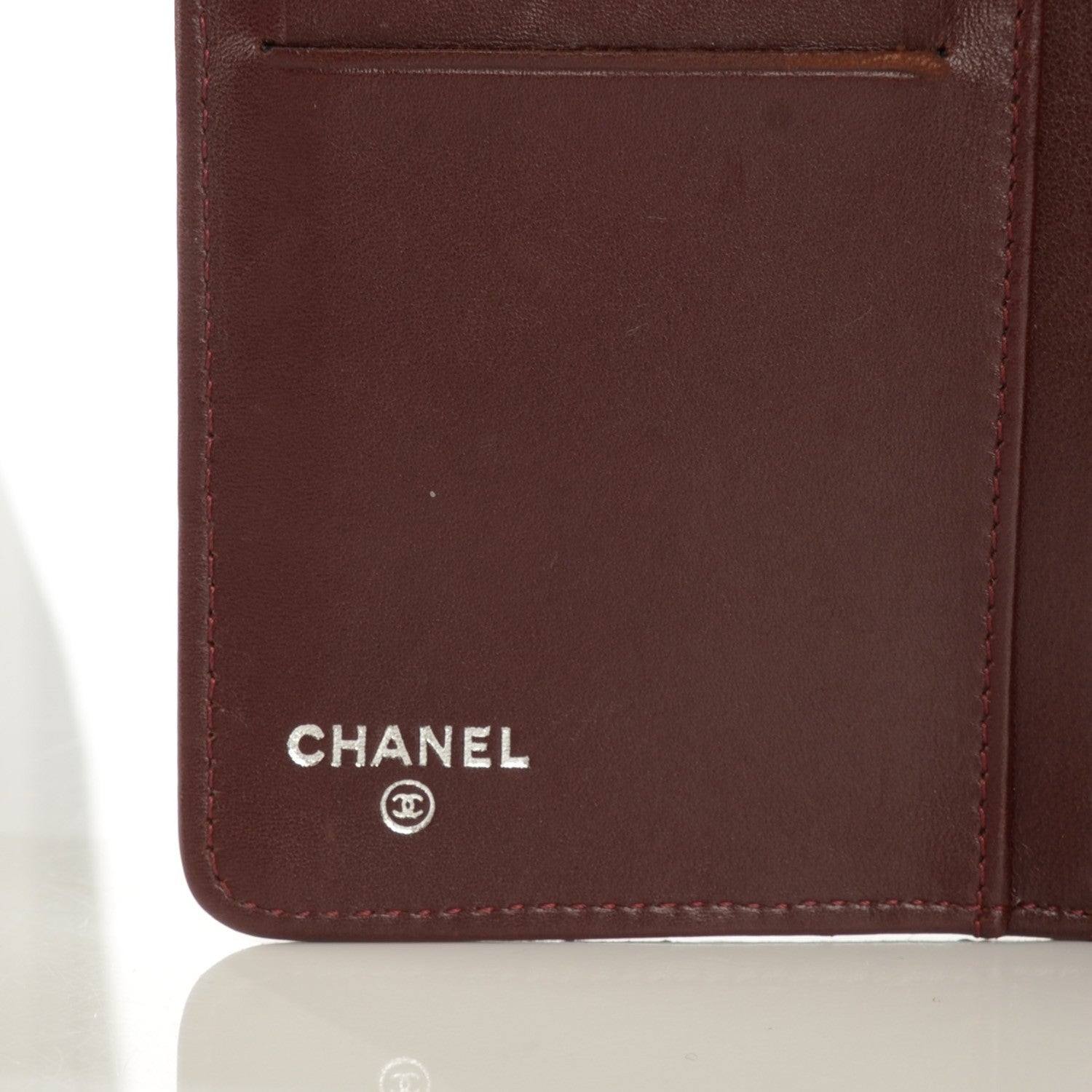 Chanel Lambskin Quilted Yen Wallet Black 6 of 8