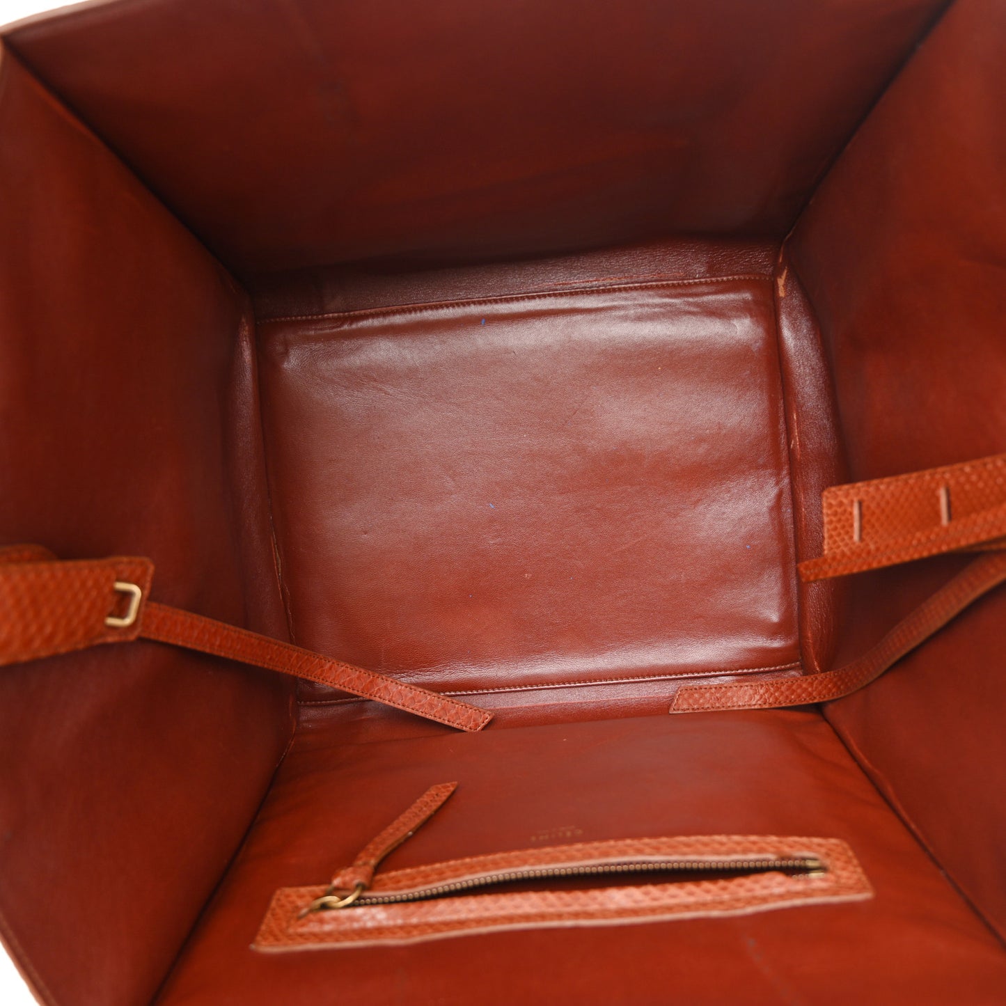 Snakeskin Medium Phantom Luggage Chestnut