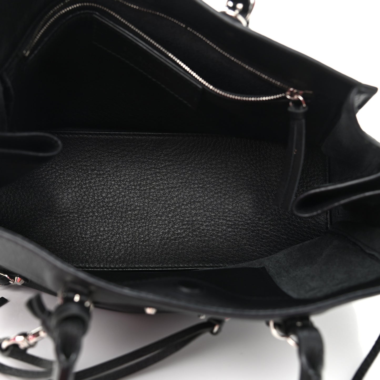 Veau Papier A6 Zip Around Tote Black