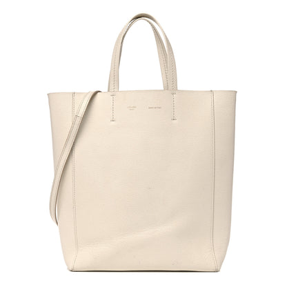 Celine Grained Calfskin Small Vertical Cabas Cream 1 of 28