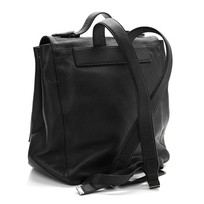 Proenza Schouler Pebbled Calfskin Large PS Courier Backpack Black 3 of 11