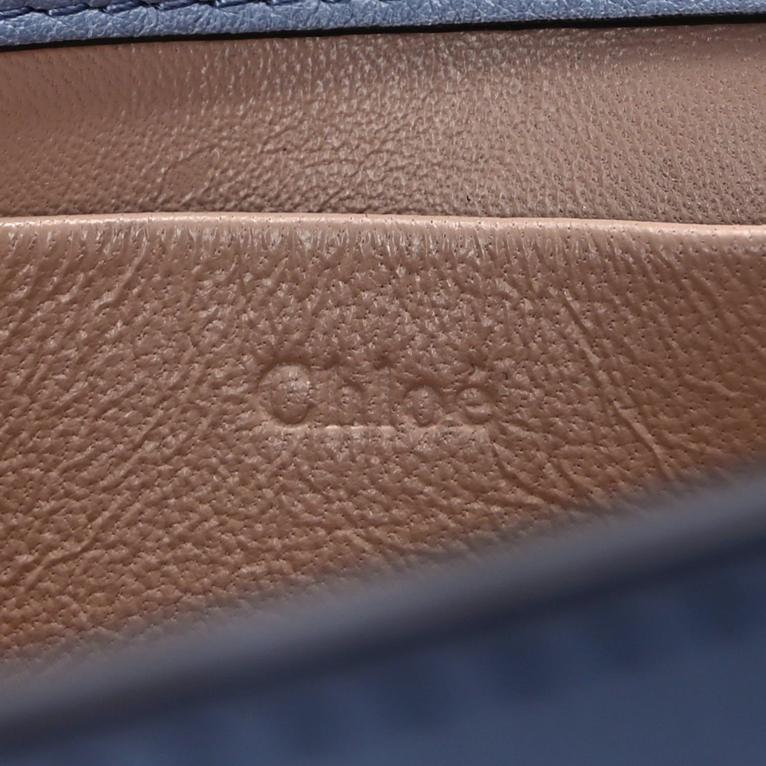 Chloe Calfskin Small Nile Bracelet Minaudiere Bag  Washed Blue 5 of 8