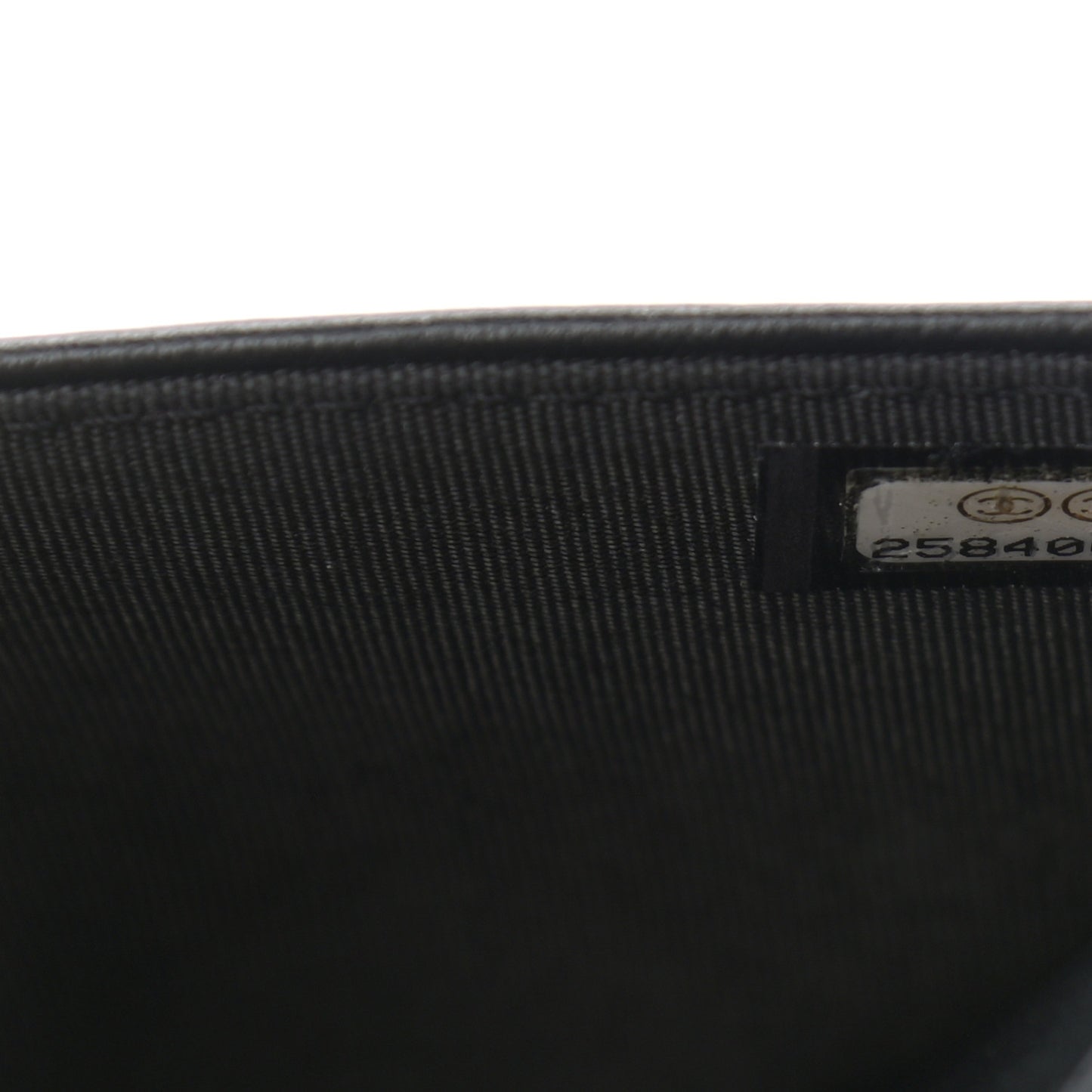 Caviar Quilted Boy Wallet On Chain WOC Black
