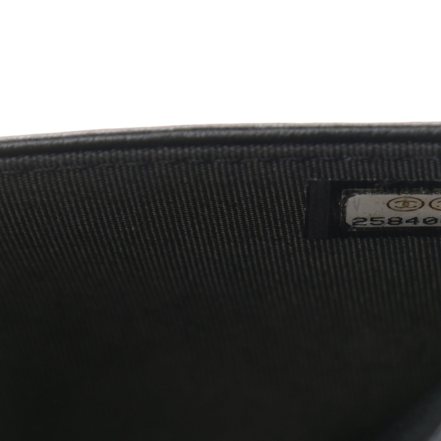Chanel Caviar Quilted Boy Wallet On Chain WOC Black 7 of 11