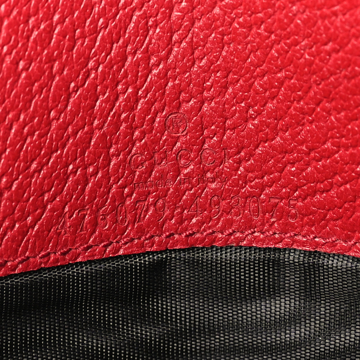 Gucci GG Supreme Monogram Web Queen Margaret Chain Wallet Red 5 of 8