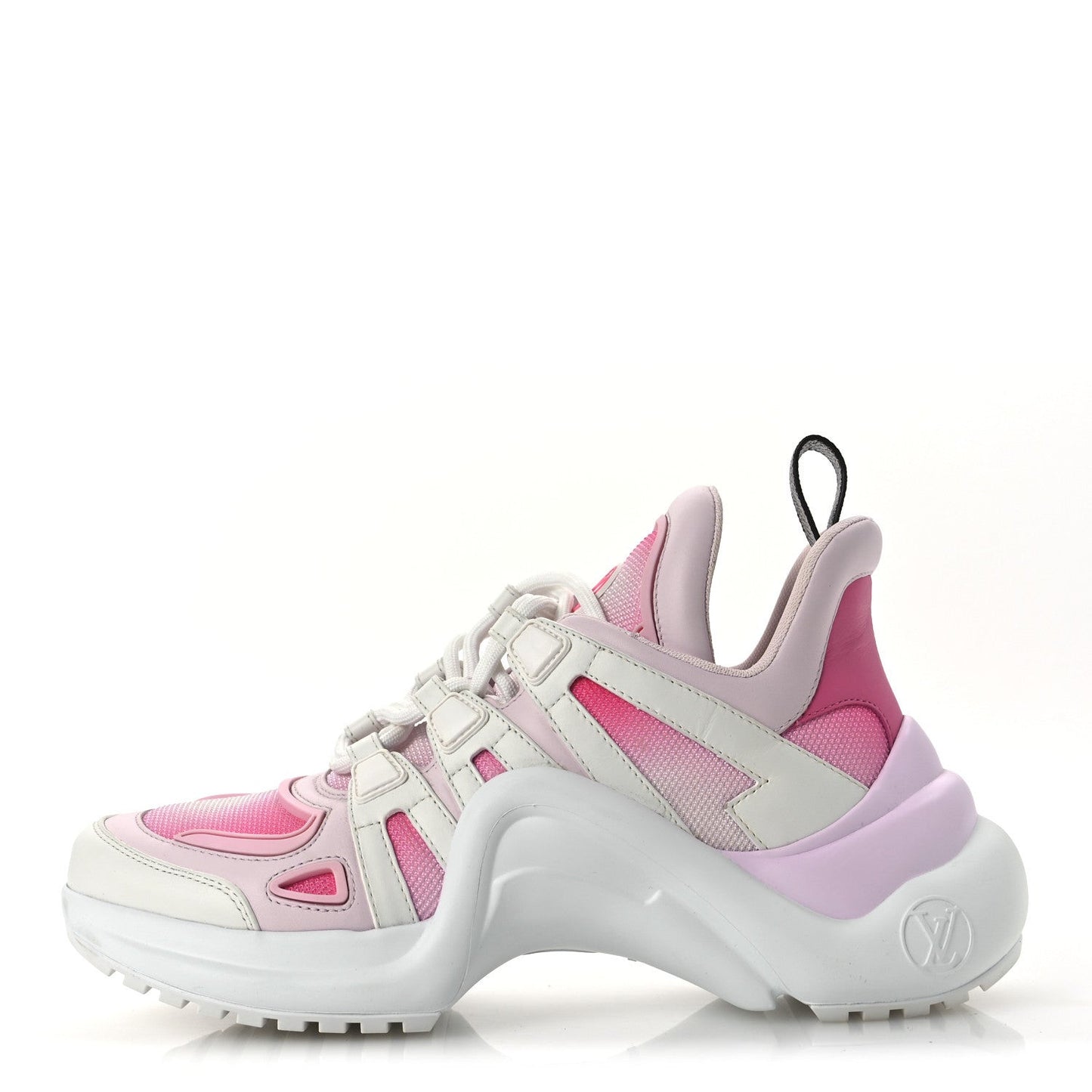 Calfskin Technical Nylon LV Archlight Sneaker Rose Clair