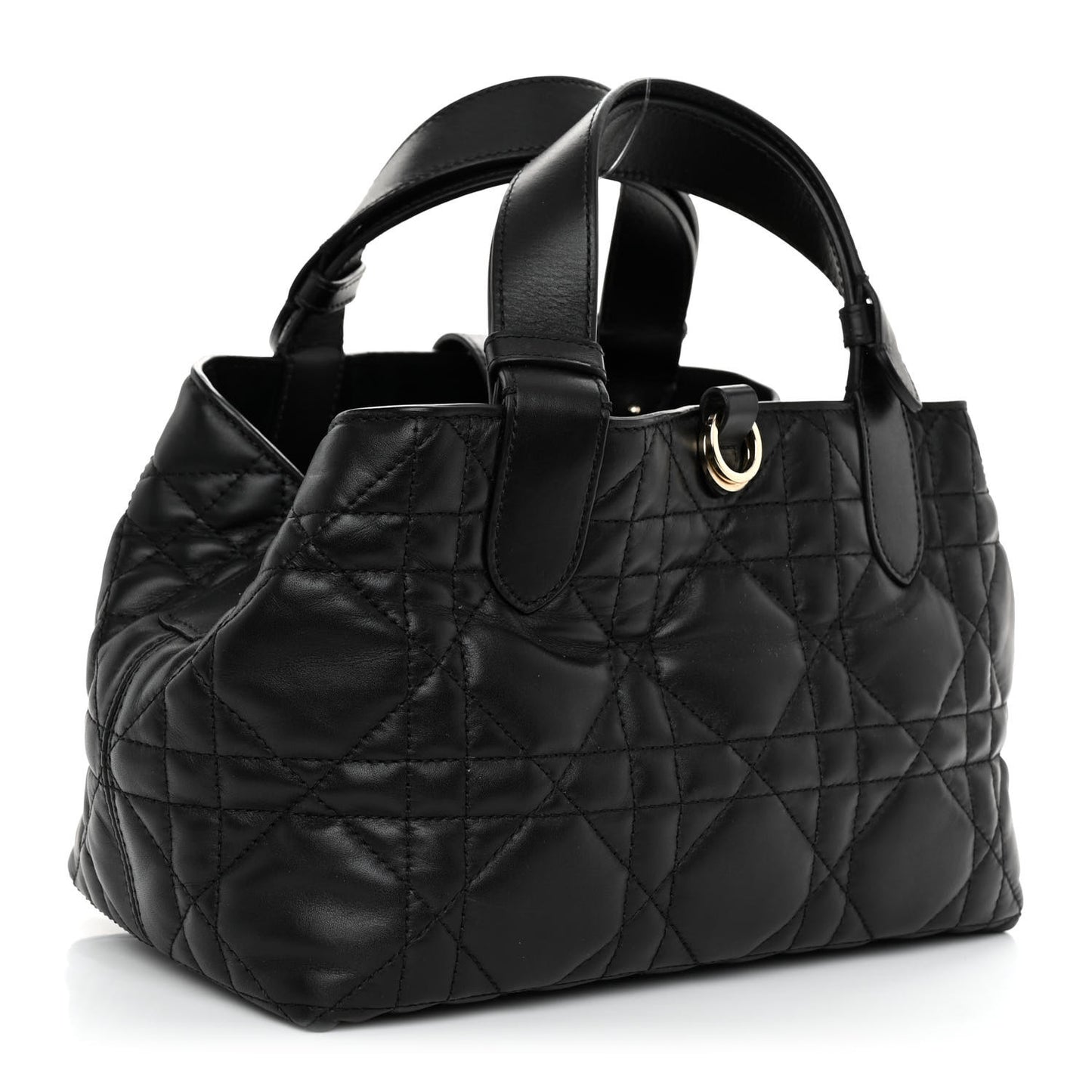 Calfskin Macrocannage Small Toujours Black