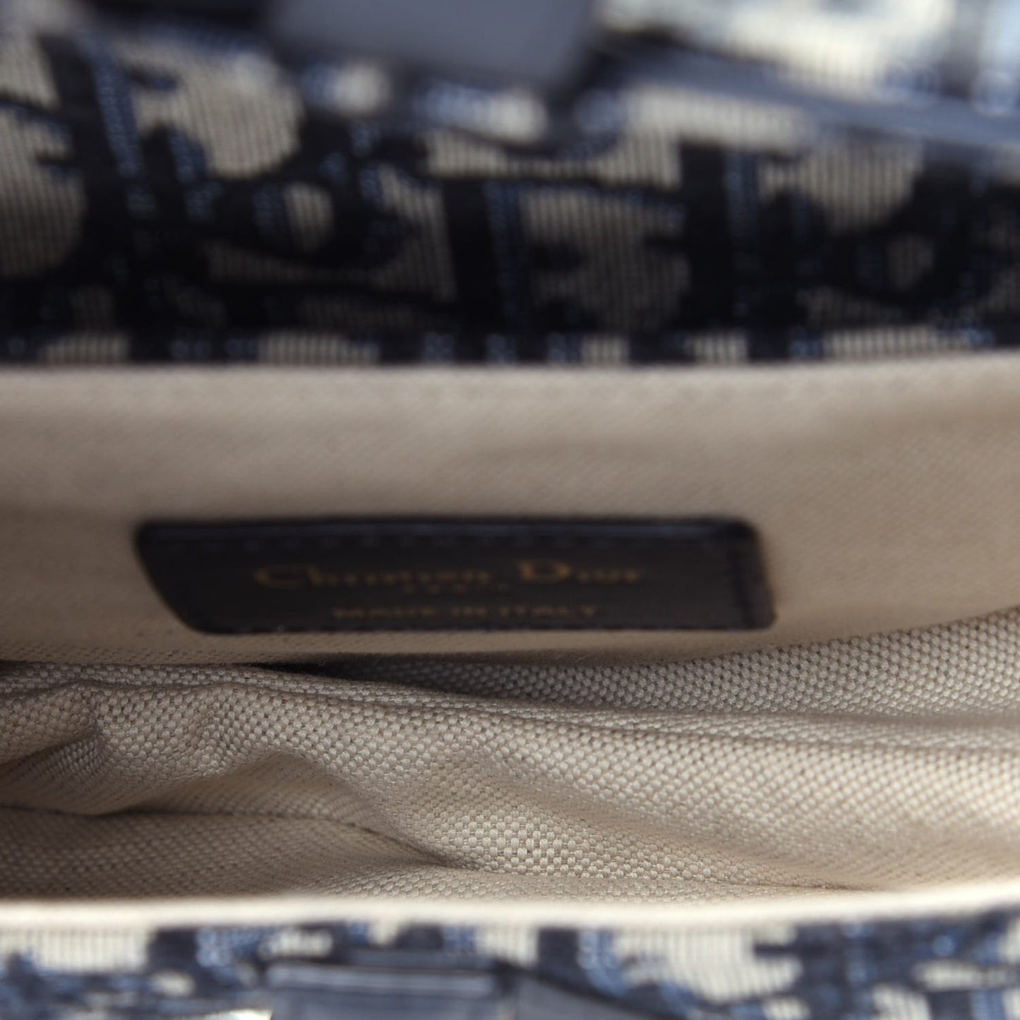 Oblique Mini Saddle Bag Blue