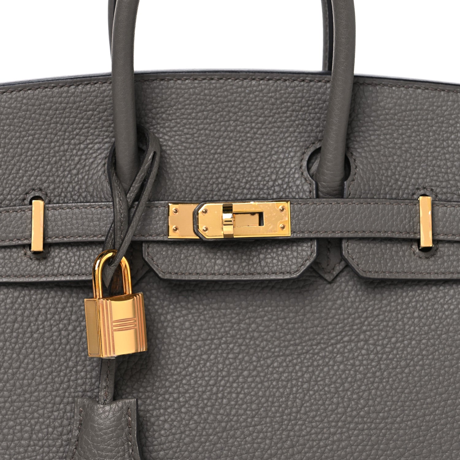 Hermes Togo Birkin 25 Etain 8 of 12