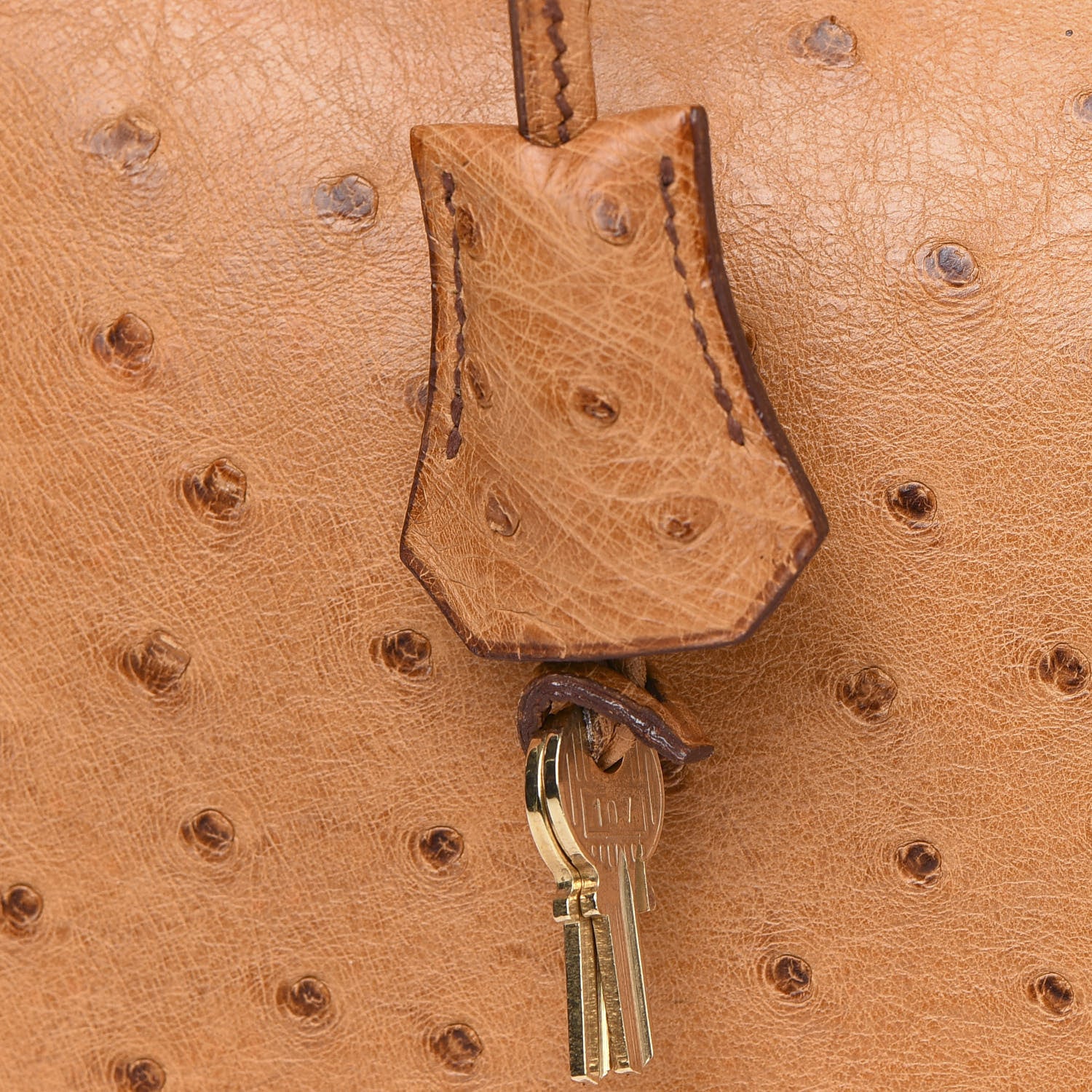 Hermes Ostrich Birkin 35 Gold 26 of 27