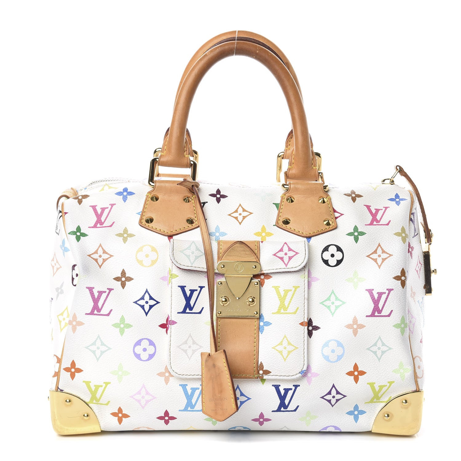 Louis Vuitton Monogram Multicolor Speedy 30 White 1 of 19