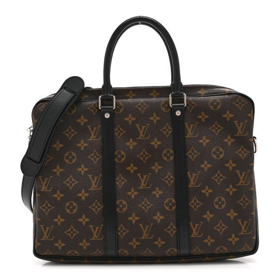 Louis Vuitton Monogram Macassar Porte-Documents Voyage PM 1 of 1