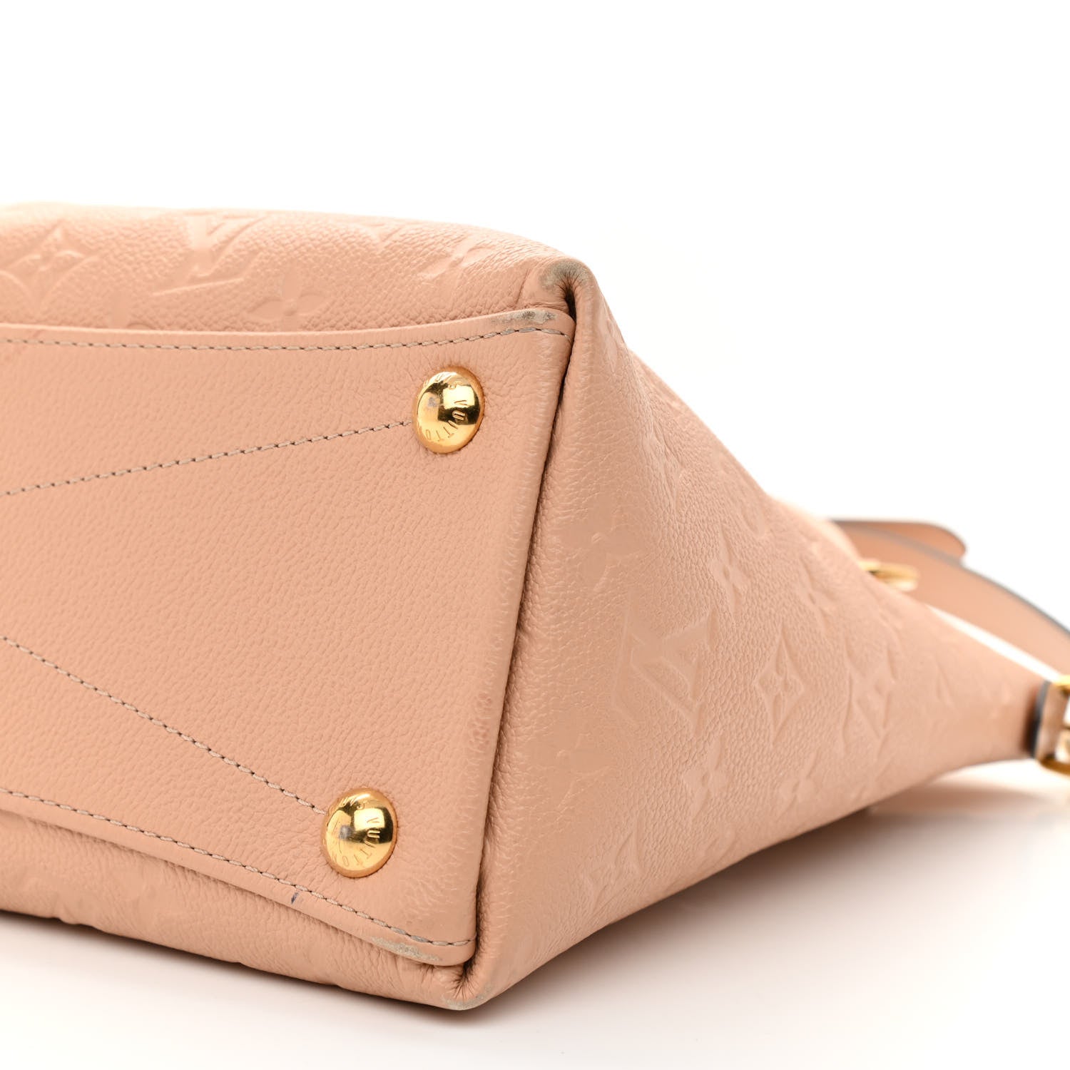 Louis Vuitton Empreinte V Tote MM Beige Rose Creme 7 of 7