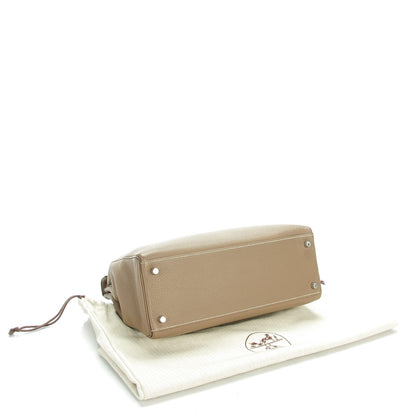 Hermes Togo Kelly Retourne 32 Etoupe 4 of 26