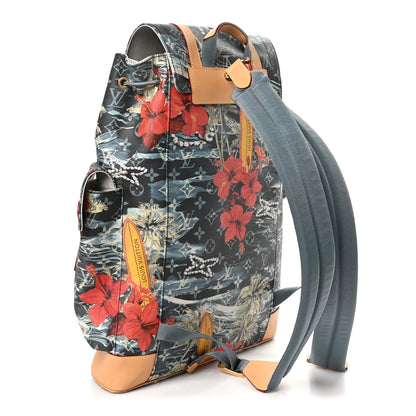 Louis Vuitton Monogram Surfin Christopher MM Navy Blue 3 of 10