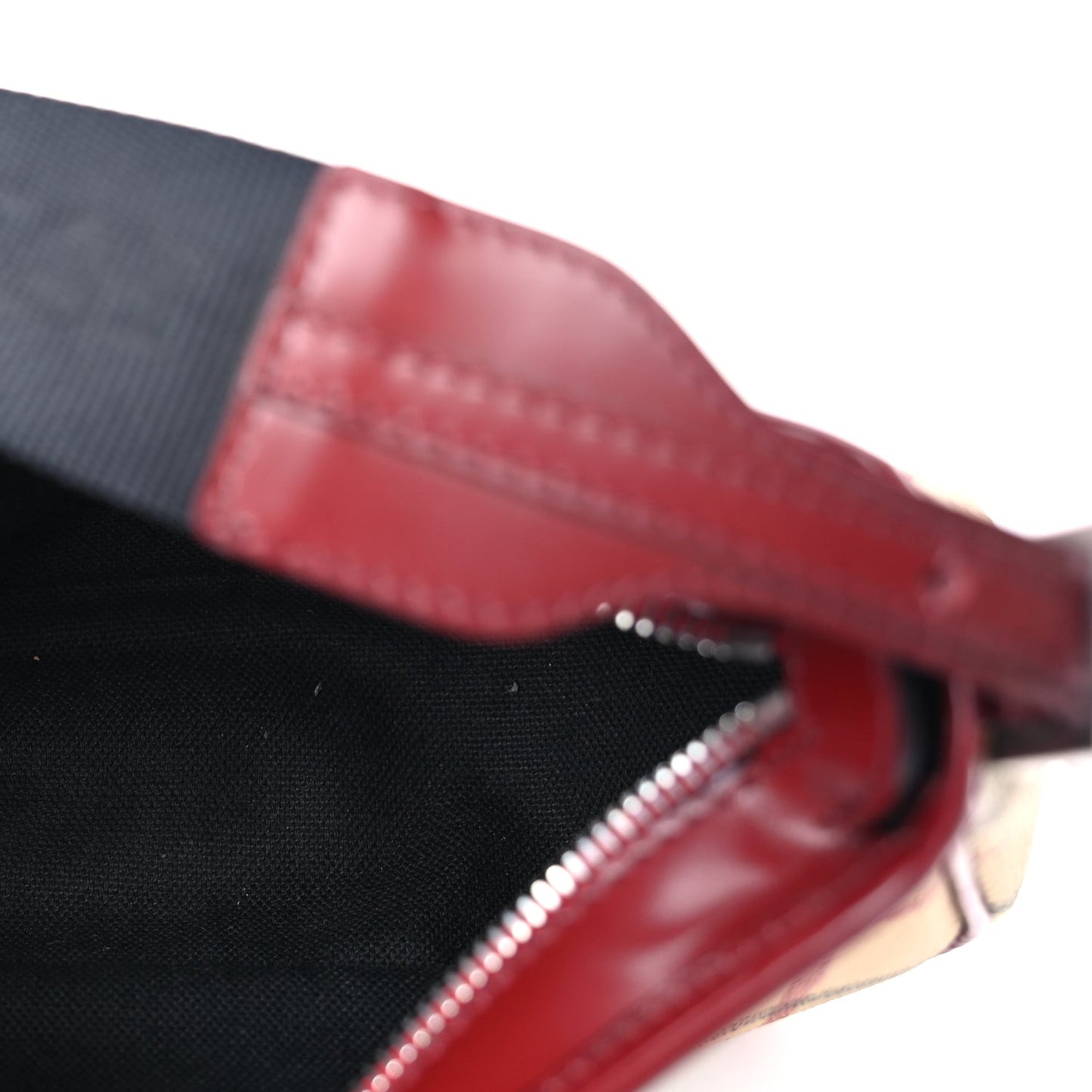 Haymarket Check Shoulder Bag Military Red