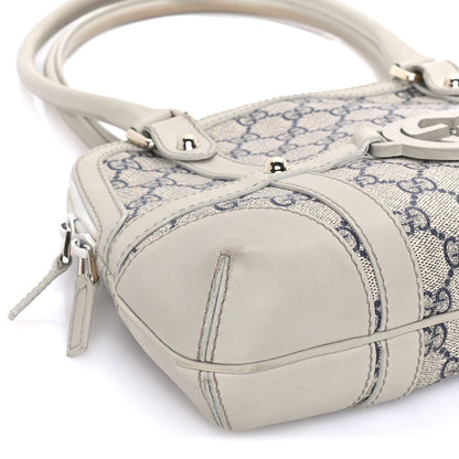 Gucci Monogram Reins Tote Navy 7 of 7