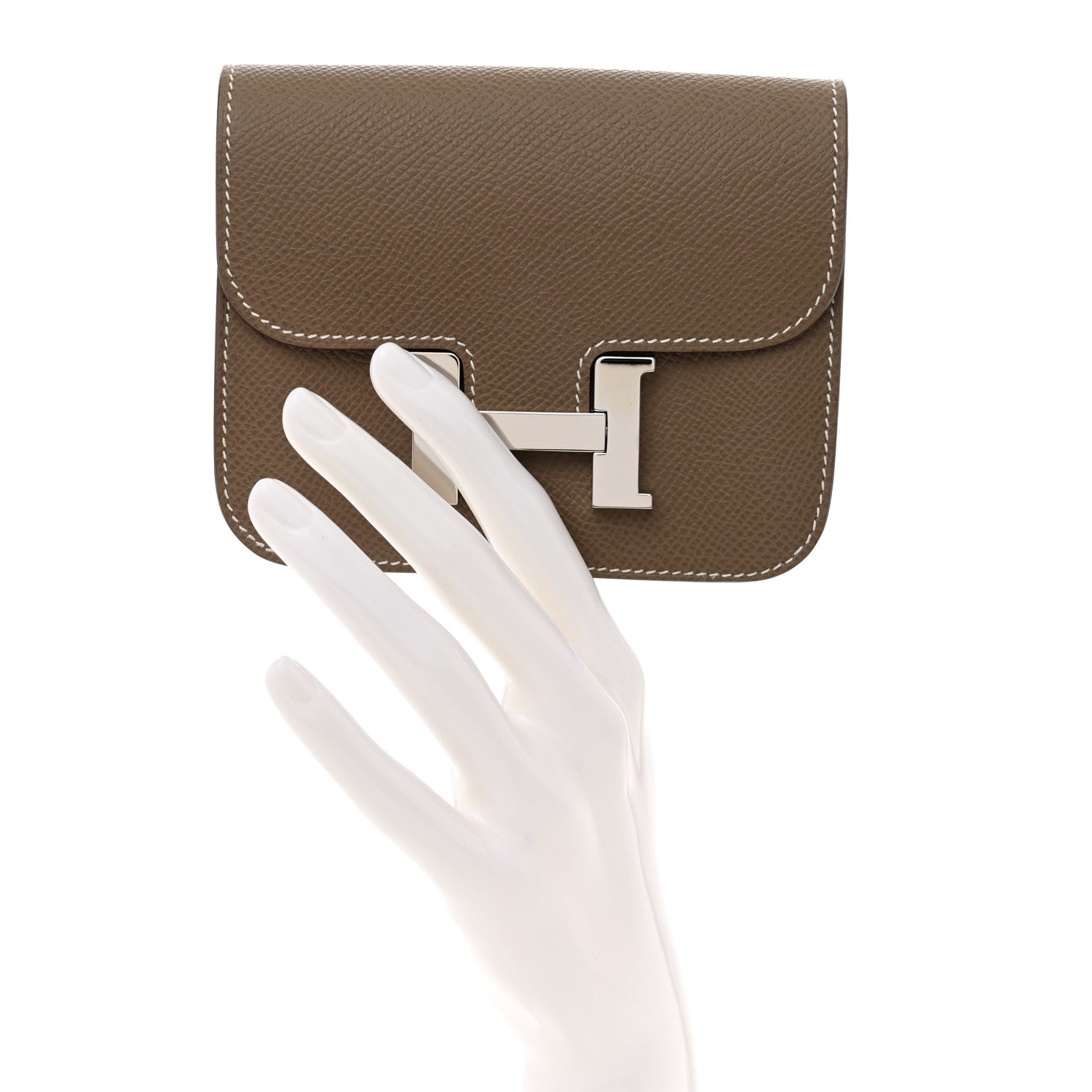 Hermes Epsom Constance Slim Wallet Etoupe 2 of 8