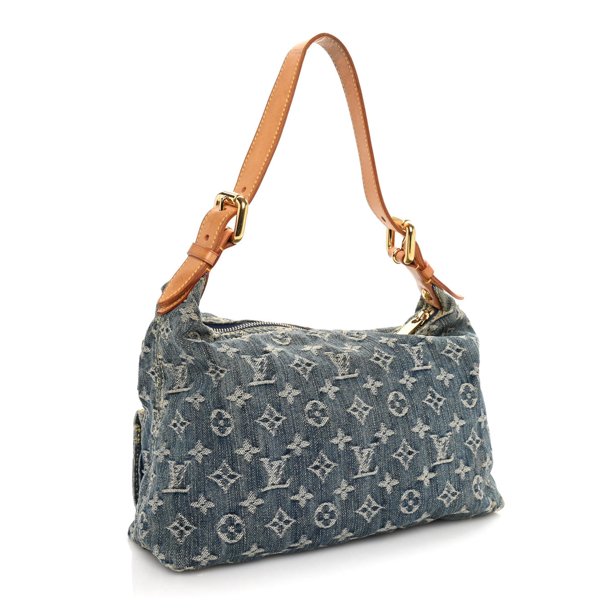 Monogram Denim Baggy PM  Blue