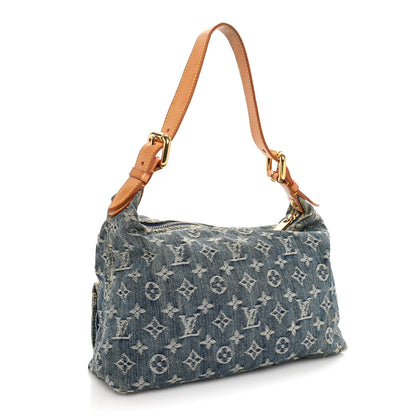 Louis Vuitton Monogram Denim Baggy PM  Blue 2 of 8