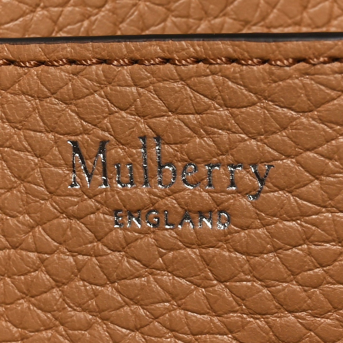 MULBERRY Heavy Grain Bayswater North South Tote Sable