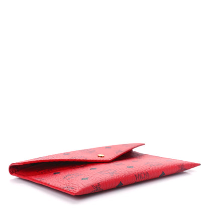 MCM Visetos Envelope Clutch Red 4 of 8