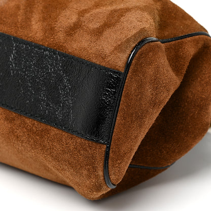 Gucci Suede Ophidia Medium Re(Belle) Top Handle Bag Nocciola Black 9 of 15