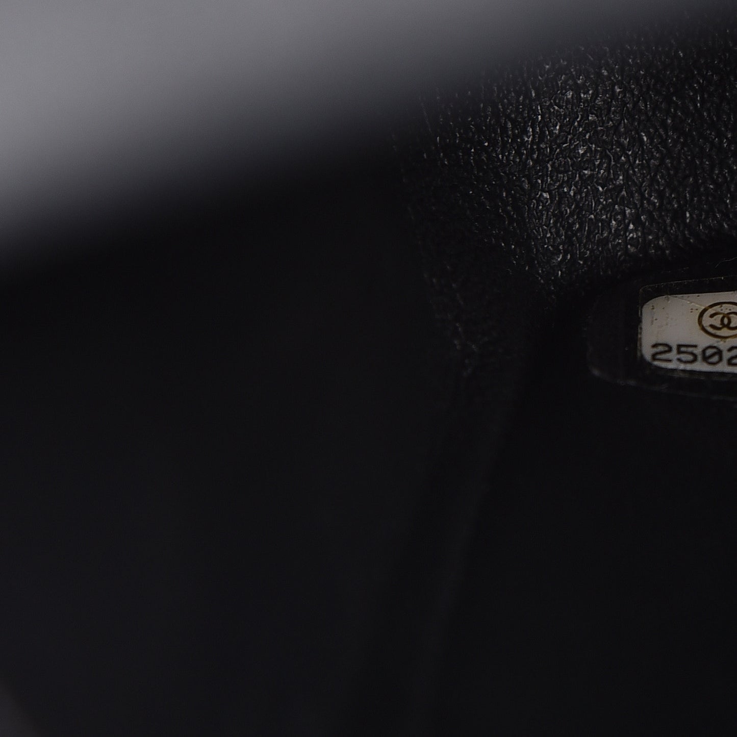 Iridescent Caviar Quilted Medium Double Flap Black