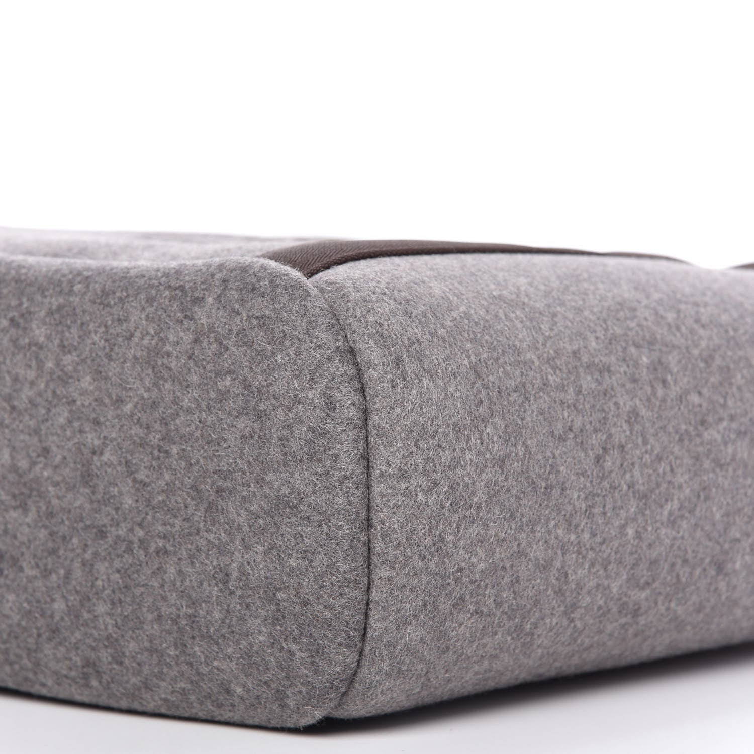 Hermes Felt Sac De Pansage Groom Bag Acier 8 of 13