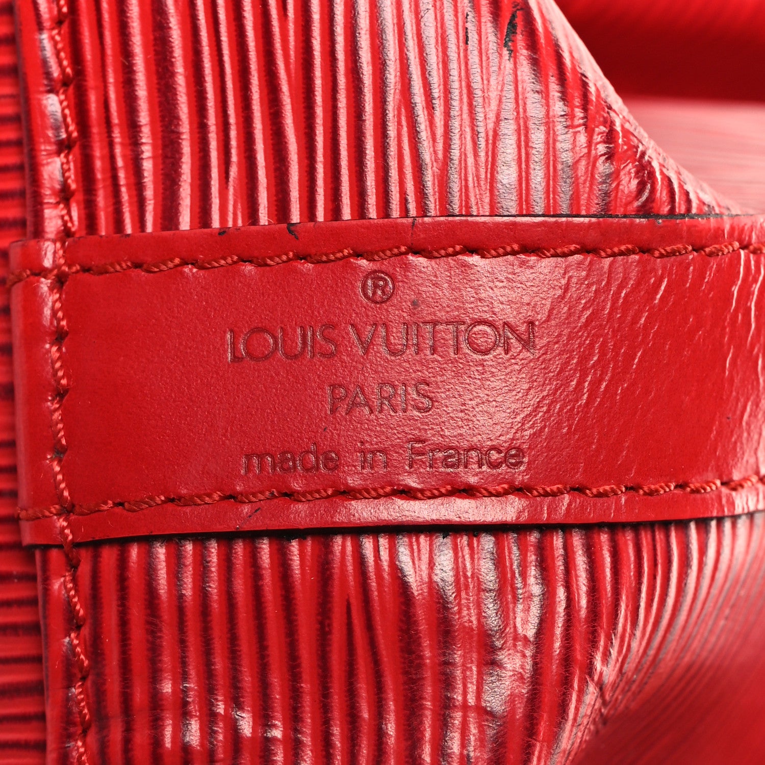 Louis Vuitton Epi Petit Noe Castillan Red 6 of 12