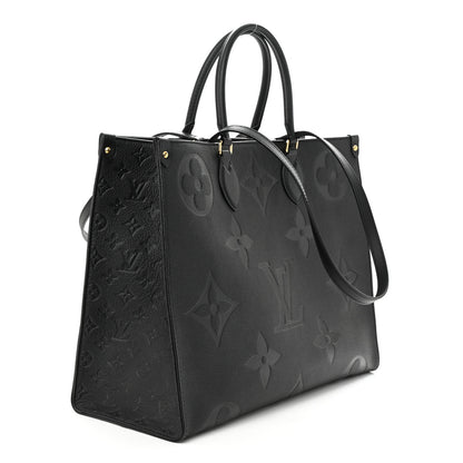 Louis Vuitton Empreinte Monogram Giant Onthego GM Black 3 of 9
