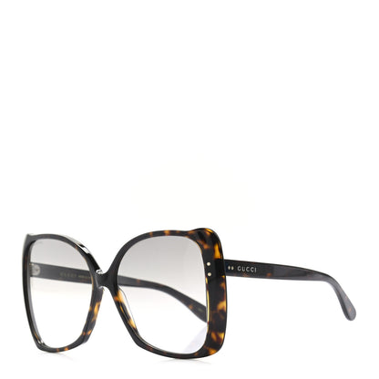 Gucci Acetate Oversize Square Frame GG0471S Sunglasses Tortoise 1 of 7
