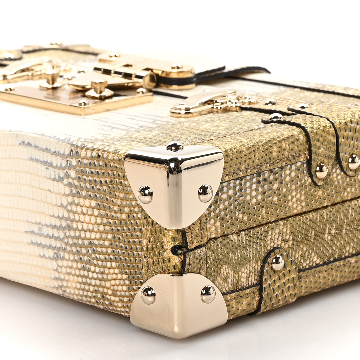 Louis Vuitton Lizard Petite Malle Vegetal Luxe 9 of 9