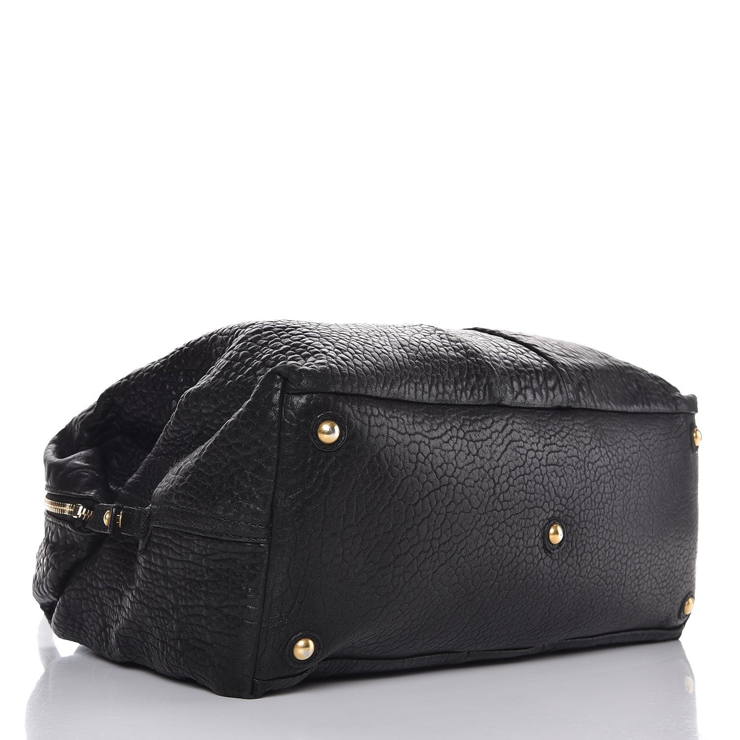 Pebbled Lambskin Medium Easy Sac Black