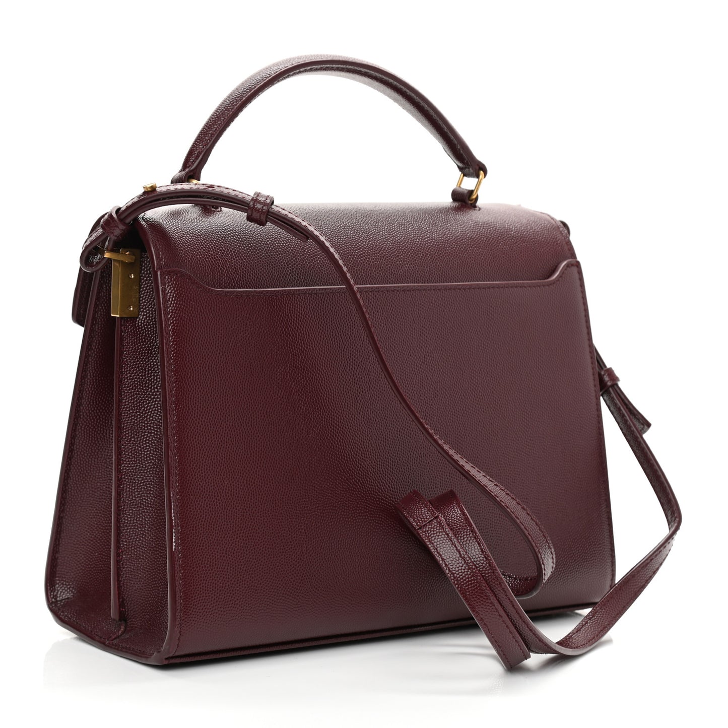 Grain de Poudre Medium Classic Monogram Cassandra Top Handle Rouge Legion