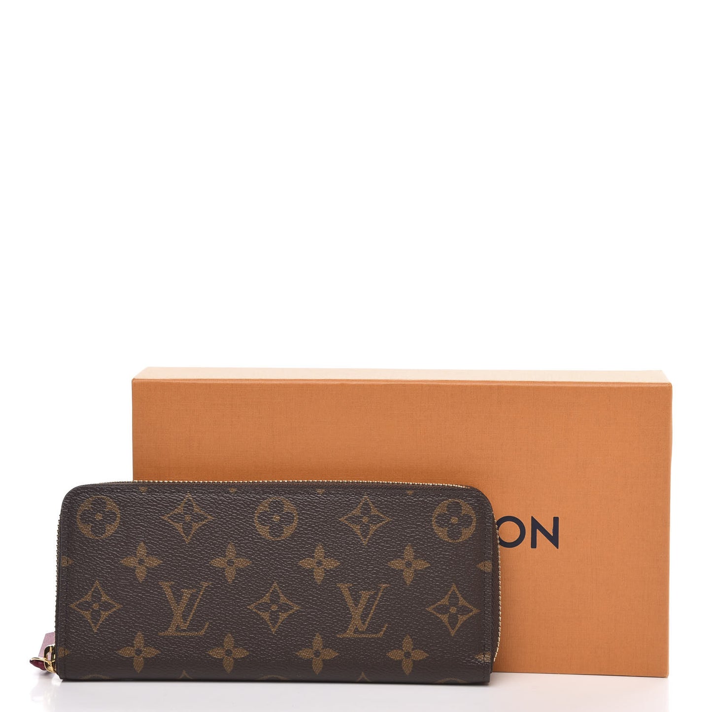 Monogram Clemence Wallet Fuchsia