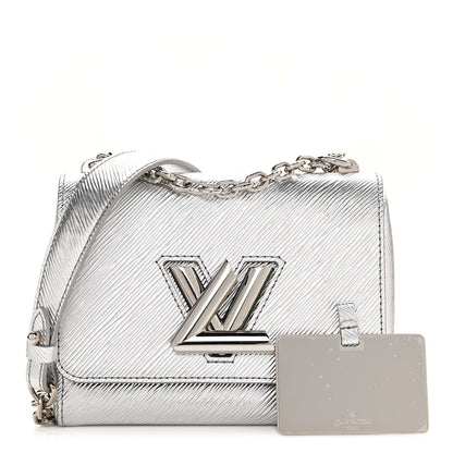 Louis Vuitton Epi Twist Shoulder Bag PM Argent 1 of 9