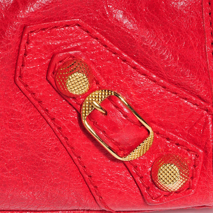 Balenciaga Agneau Giant 12 Gold Hardware Mini City Rouge Cardinal 6 of 14