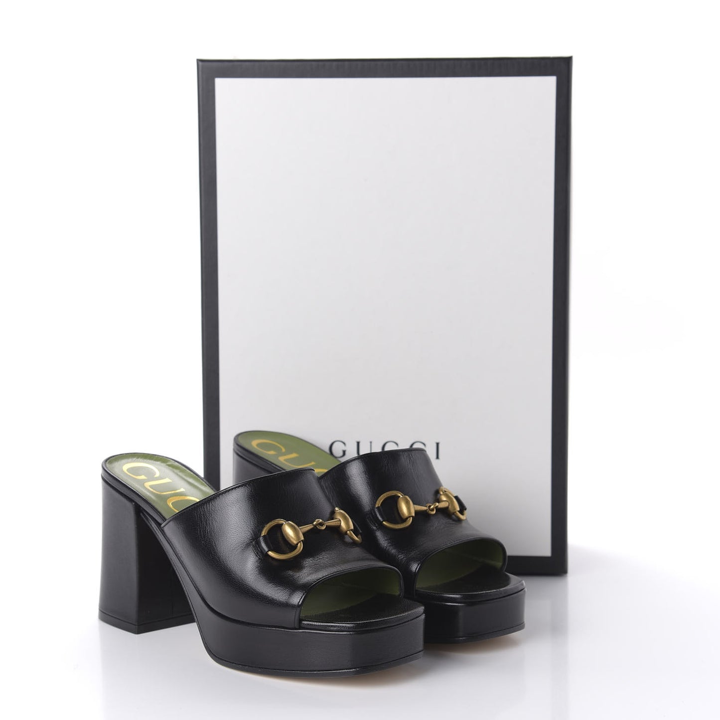 Granada Kid Houdan Platform Slide Sandals 36.5 Black