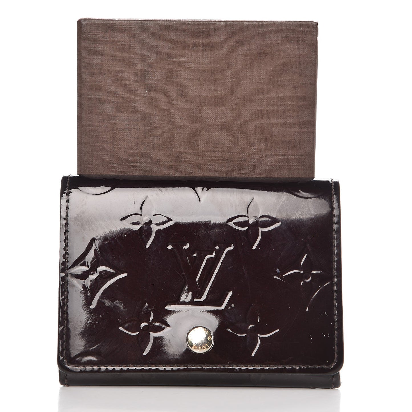 Vernis Business Card Holder Amarante