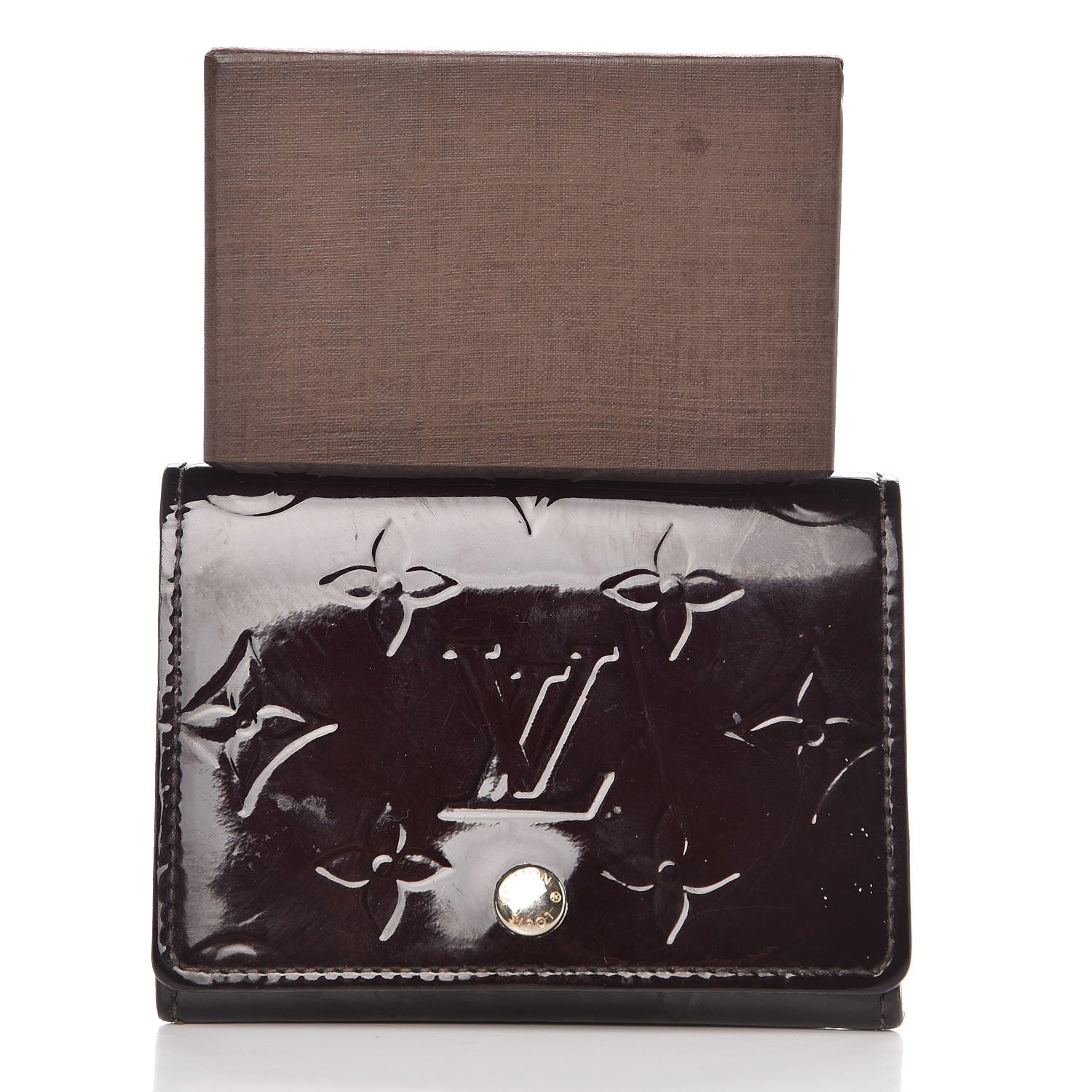 Louis Vuitton Vernis Business Card Holder Amarante 11 of 11