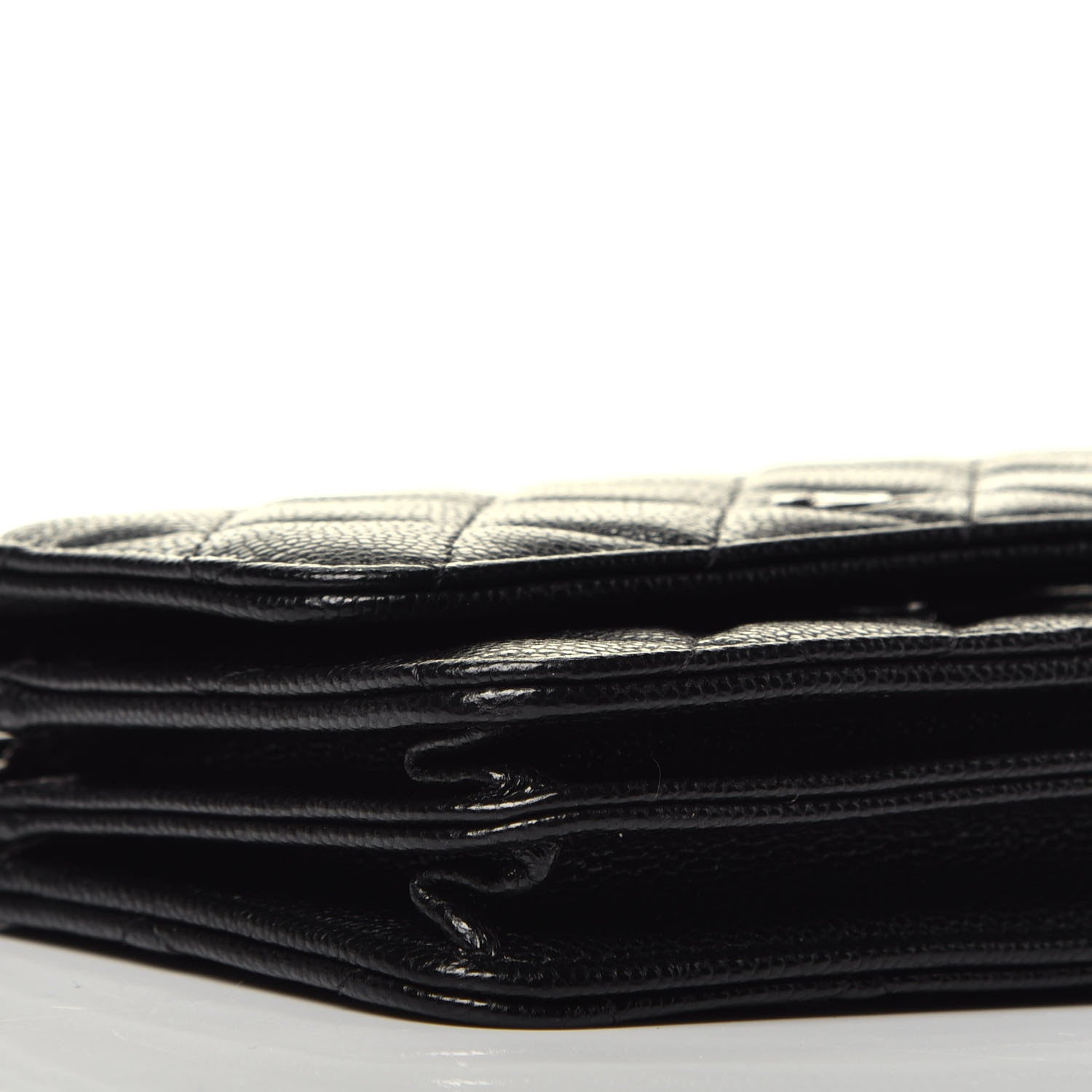 Chanel Caviar Quilted Mini Wallet On Chain WOC Black 8 of 9