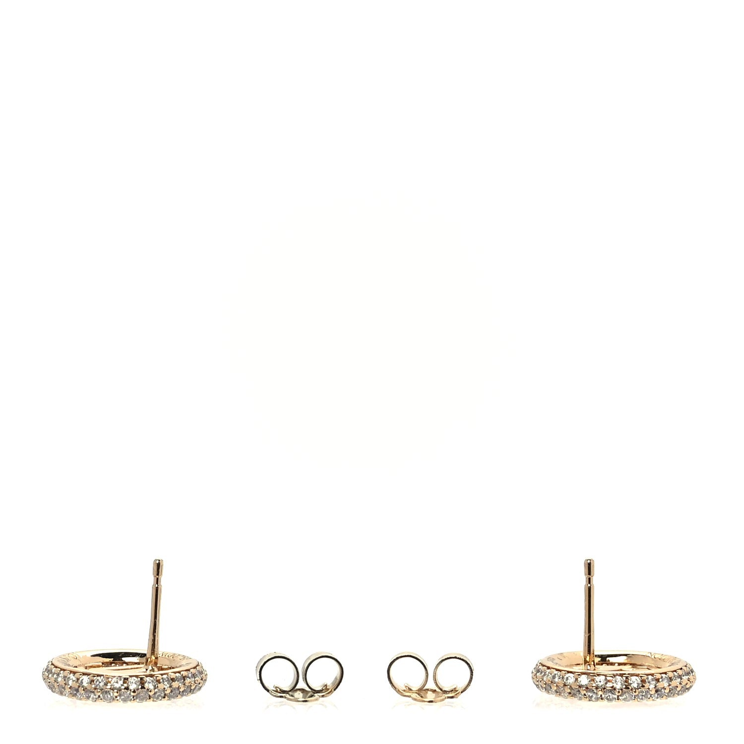 Louis Vuitton Metal Crystal Louise By Night Earrings Gold 3 of 5
