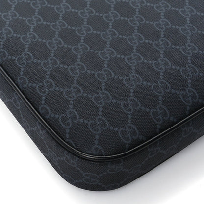 Gucci GG Supreme Monogram Web Messenger Bag  Black/Grey 7 of 8