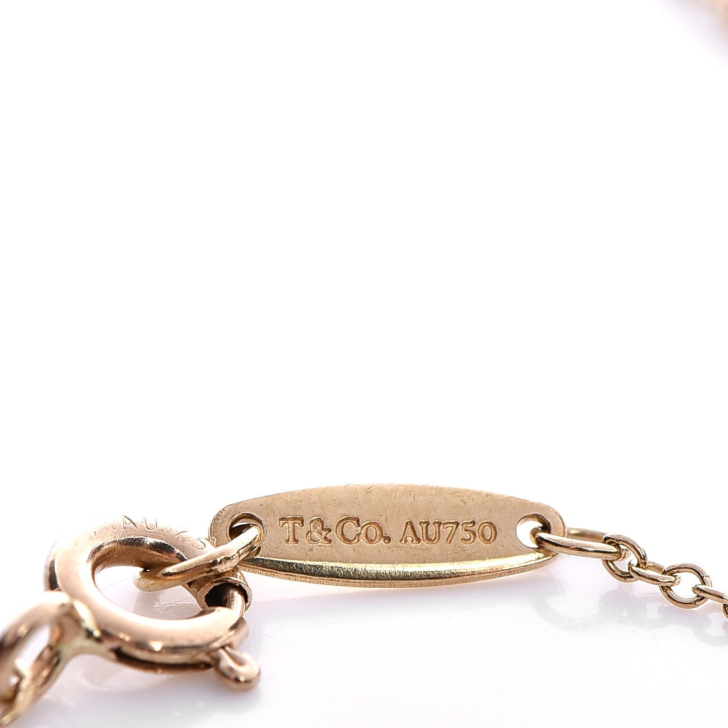 Tiffany 18K Yellow Gold Diamond .03ct Elsa Peretti Diamonds by the Yard Bracelet 4 of 5