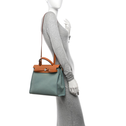 Hermes Vache Hunter Toile Herbag Zip 31 PM 2 of 20