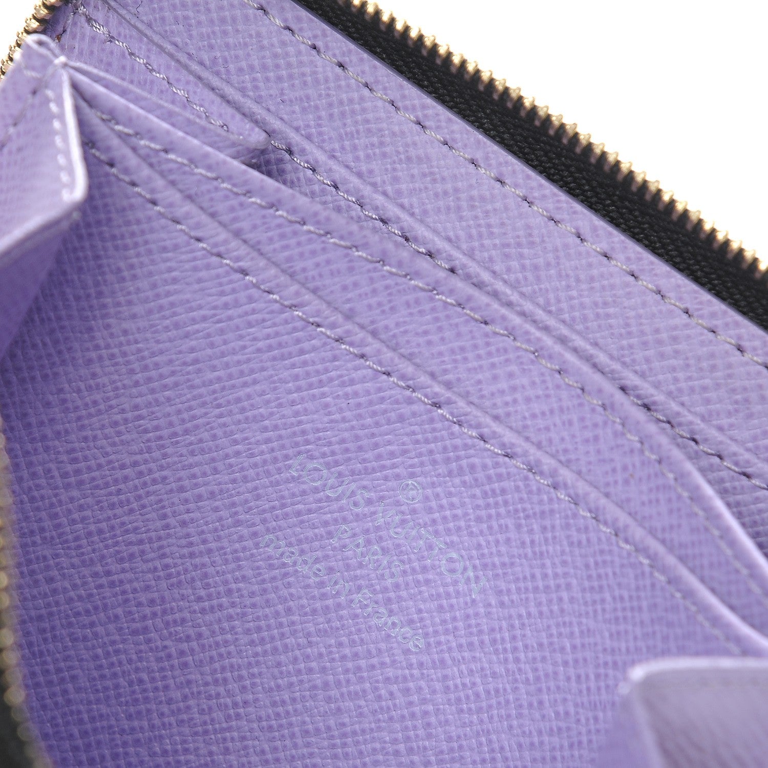 Louis Vuitton Monogram Multicolor Zippy Coin Purse Black Violet 6 of 8