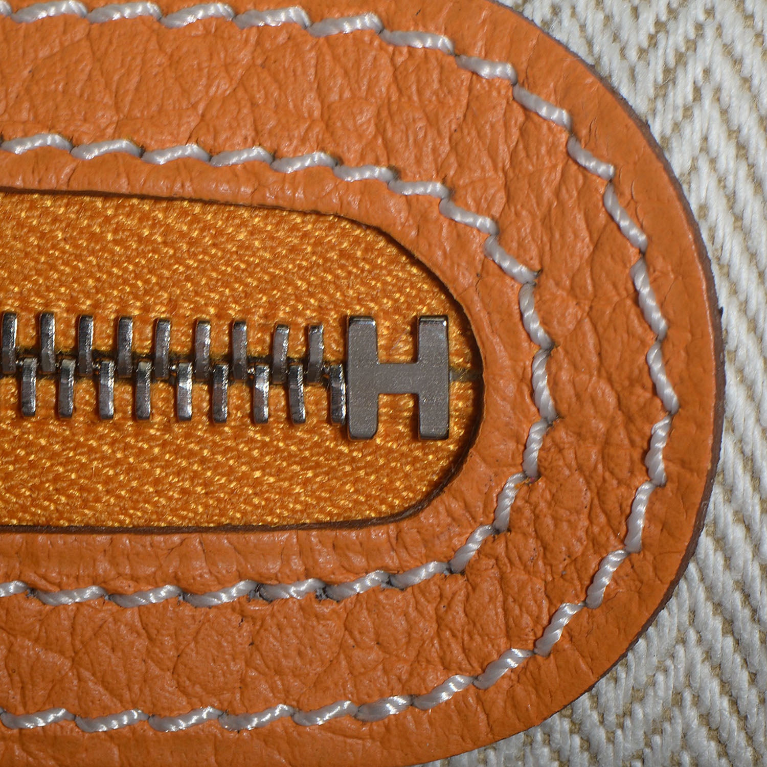 Hermes Vache Country Garden Party Tote 36 MM Moutarde 13 of 13